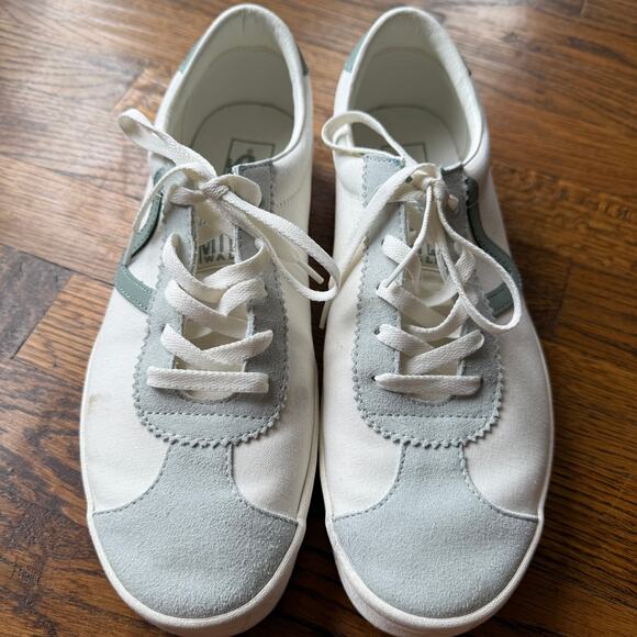 Vans Men's Sport-Low Tri-Tone Green Canvas Suede Skate Shoes Size 10.5 Mens - Picture 2 of 5